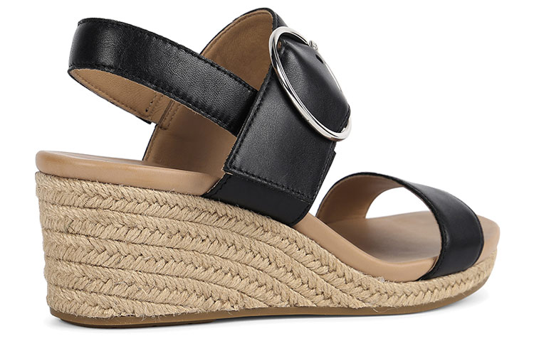 (W) UGG Navee Sandals Black Brown 圖 5