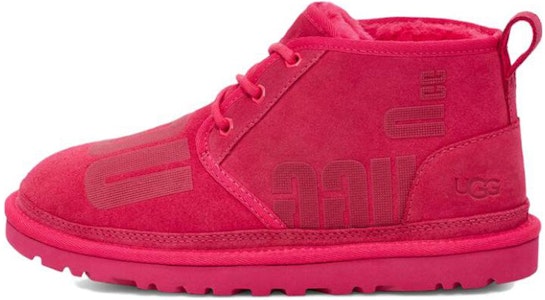 UGG Neumel 絨面 系帶加絨保暖 短筒 雪地靴 女款 萝蔔紅 Buy UGG Neumel 絨面 系帶加絨保暖 短筒 雪地靴 女款 萝蔔紅