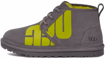 (Women) UGG Neumel Boot Chopd Charcoal Key Lime 1127052-CKLM