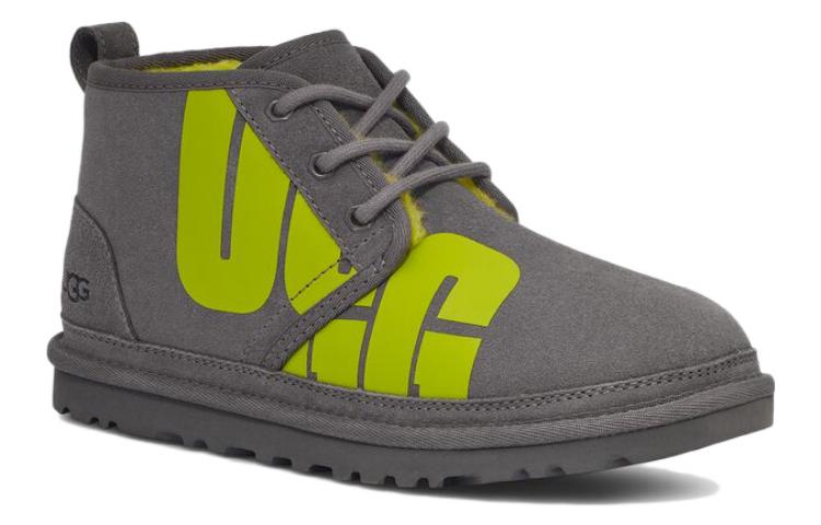 (W) UGG Neumel Boot Chopd Charcoal Key Lime 圖 3