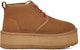(W) UGG Neumel Heritage Platform Boots 'Chestnut' - But Kasut Tapak Tinggi Coklat 1130604-CHE