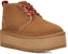 (W) UGG Neumel Heritage Platform Boots 'Chestnut' - But Kasut Tapak Tinggi Coklat 1130604-CHE