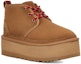Lookbook (W) UGG Neumel Heritage Platform Boots 'Chestnut' - But Kasut Tapak Tinggi Coklat 1130604-CHE