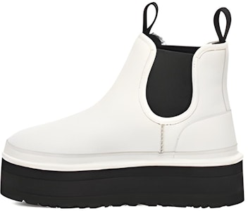 (W) UGG Neumel Platform Chelsea Boot 'Pebbled White' Putih Bertekstur 1130533-PDWH Buy (W) UGG Neumel Platform Chelsea Boot 'Pebbled White' Putih Bertekstur 1130533-PDWH