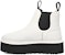 (W) UGG Neumel Platform Chelsea Boot 'Pebbled White' Putih Bertatah 1130533-PDWH