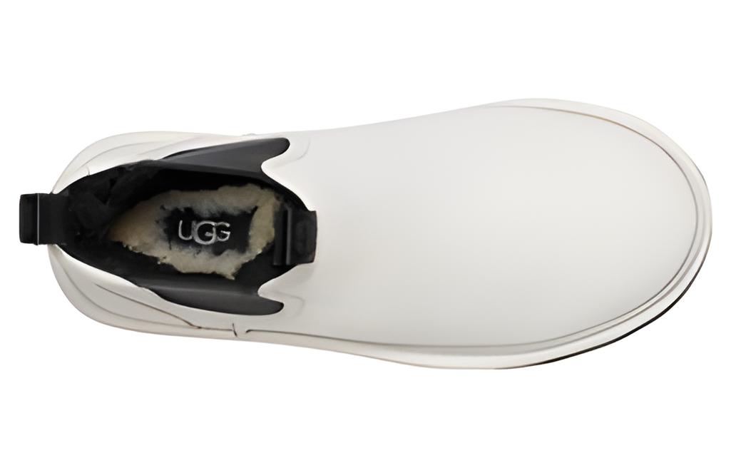 Lookbook (W) UGG Neumel Plataforma Bota Chelsea 'Blanco Pebbled' 1130533-PDWH