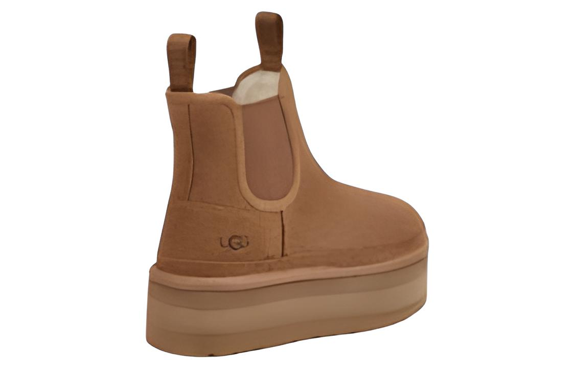 Shop （女款）UGG Neumel 厚底車靴 栗色 1134526-CHE
