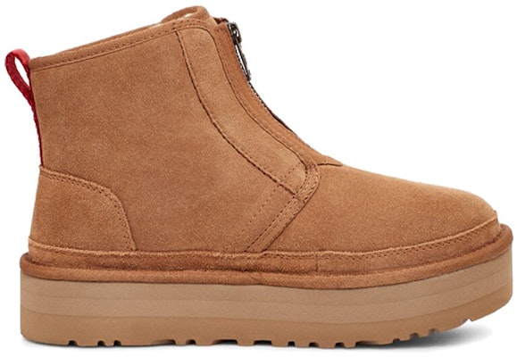 (W) UGG Neumel 厚底拉链靴 '栗色' 1122677-CHE Order (W) UGG Neumel 厚底拉链靴 '栗色' 1122677-CHE