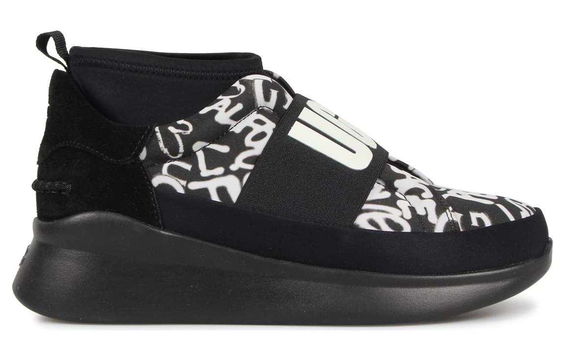 Order (W) UGG Neutra 涂鸦流行运动鞋'黑白' 1106737