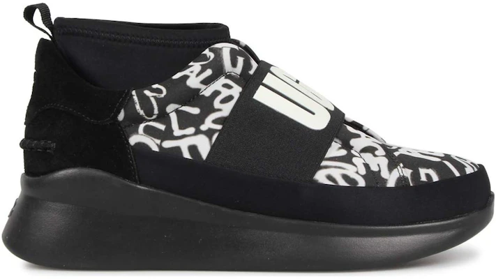 (W) UGG Neutra 涂鸦流行运动鞋'黑白' 1106737 Order (W) UGG Neutra 涂鸦流行运动鞋'黑白' 1106737