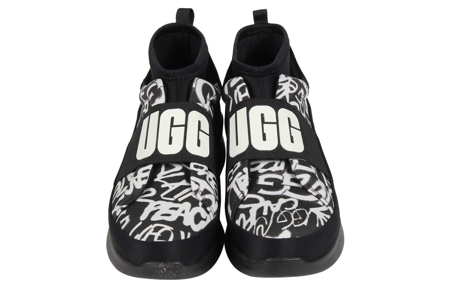 Shop (W) UGG Neutra 涂鸦流行运动鞋'黑白' 1106737