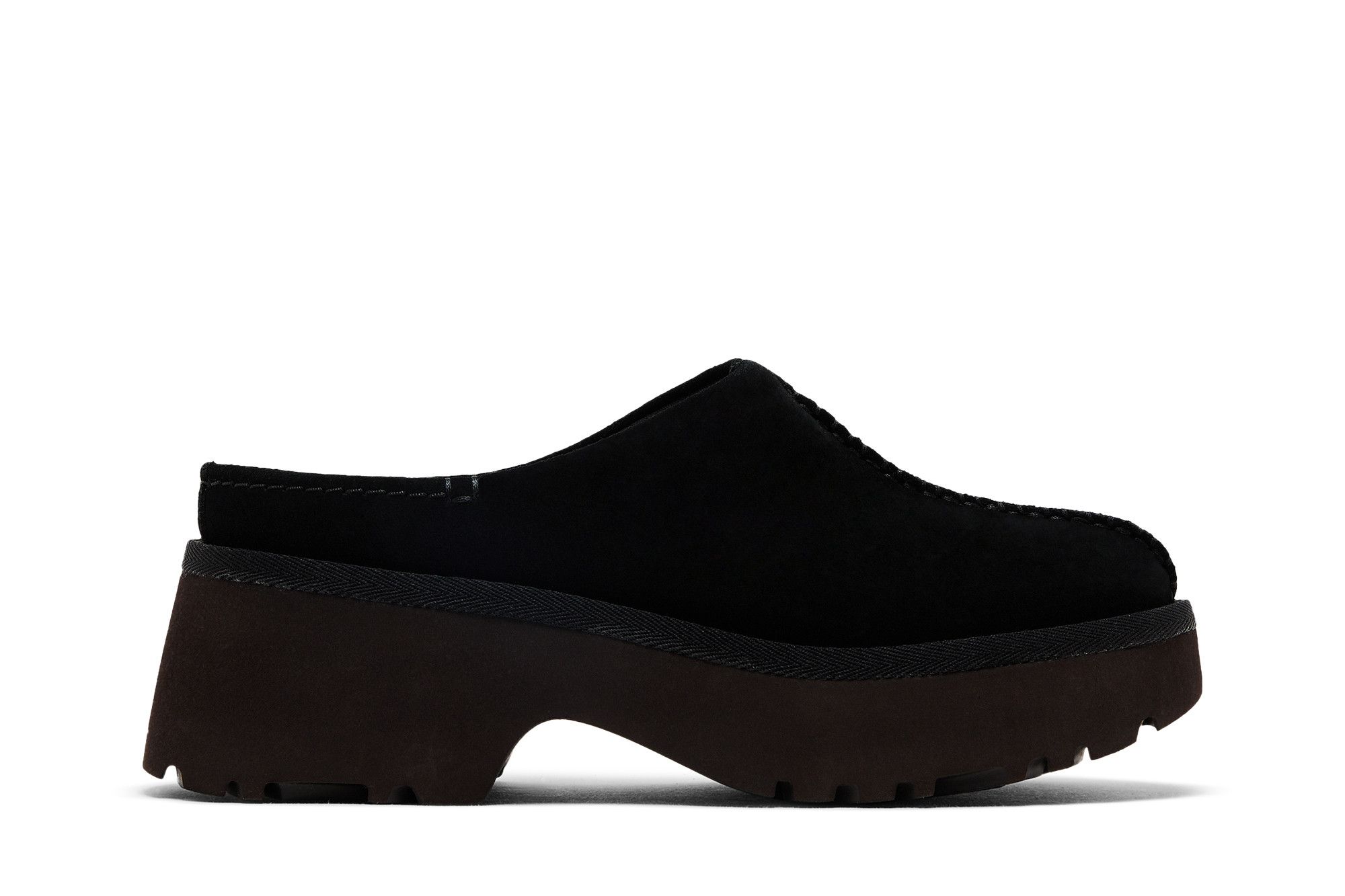 (Women) UGG New Heights Clog 'Black' 1152731-BLK
