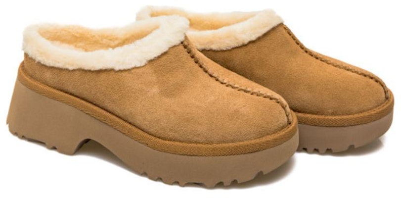 (Women) UGG New Heights Cozy Clog 'Chestnut' 1162510-CHE Purchase (Women) UGG New Heights Cozy Clog 'Chestnut' 1162510-CHE