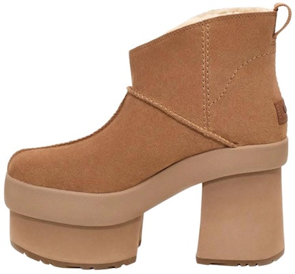 (Women) UGG New Heights Platform Mini 'Chestnut' 1157910-CHE Buy (Women) UGG New Heights Platform Mini 'Chestnut' 1157910-CHE