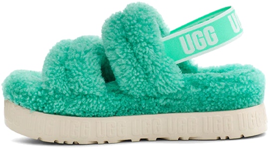 UGG Oh Fluffita 毛茸時尚休閒涼鞋 女款 綠色 Buy UGG Oh Fluffita 毛茸時尚休閒涼鞋 女款 綠色