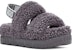(W) Sandal UGG Oh Fluffita Abu-abu 1120876-SHA