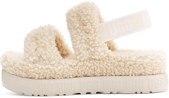 (Women) UGG Oh Fluffita Outdoor Open Toe Flat Heel Sports Sandals 1120876-NAT (Women) UGG Oh Fluffita Outdoor Open Toe Flat Heel Sports Sandals 1120876-NAT