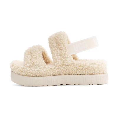 (W) UGG Oh Fluffita Outdoor Open Toe Flat Heel Sports Sandals