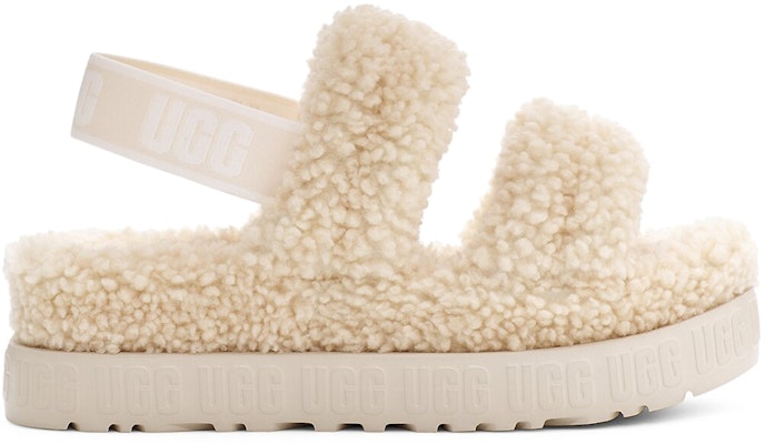(W) Sandal Olahraga UGG Oh Fluffita Open Toe Flat Heel Outdoor 1120876-NAT Order (W) Sandal Olahraga UGG Oh Fluffita Open Toe Flat Heel Outdoor 1120876-NAT