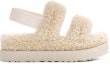 Order (W) UGG Oh Fluffita Sandal Kasut Sandal Tumit Rata Sukan Terbuka untuk Luar 1120876-NAT