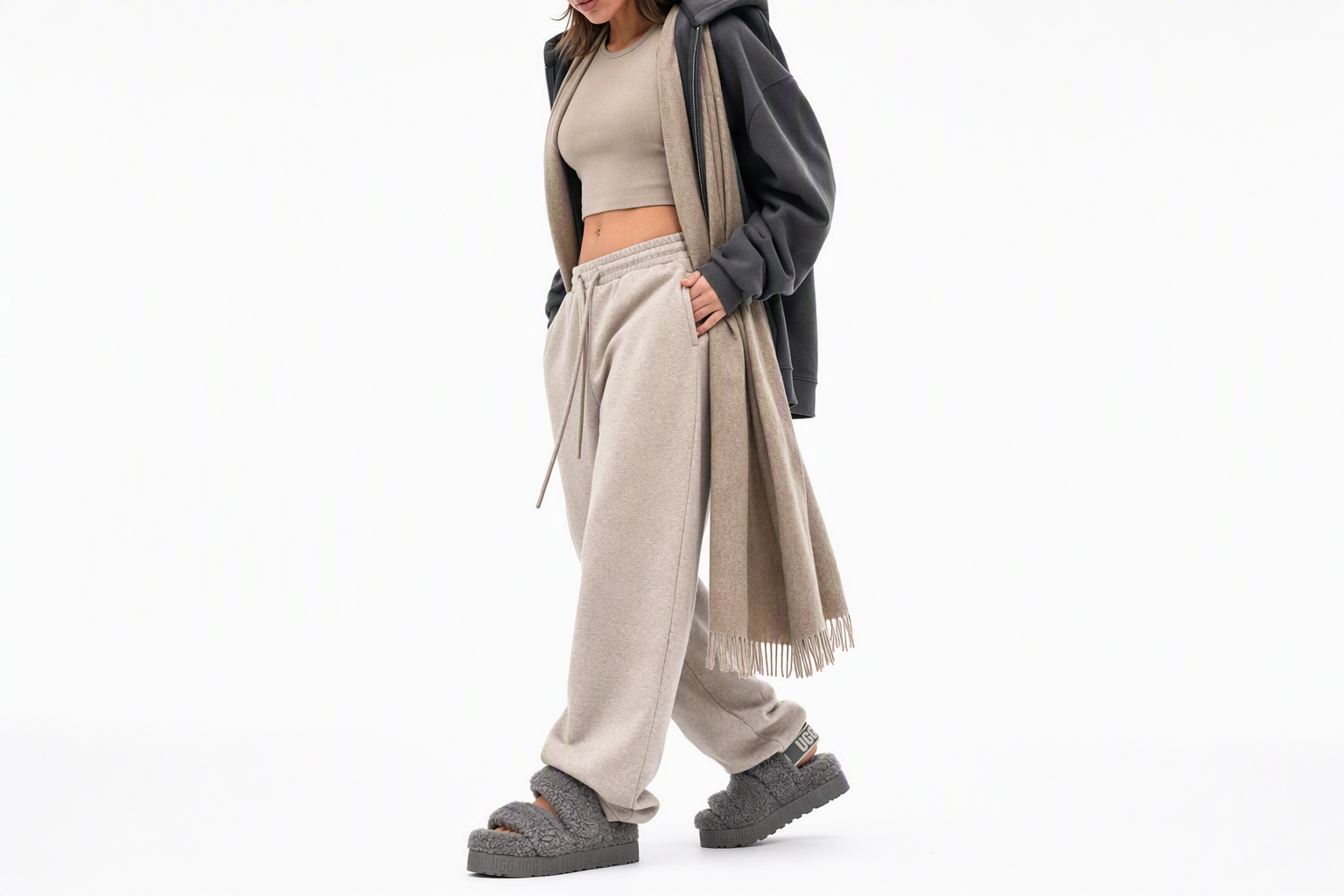 Order (W) UGG Fluff “灯塔灰” 1120876-LGH