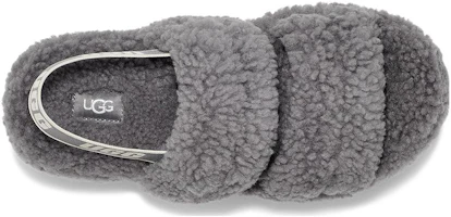 Purchase UGG Fluff 羊皮毛一體 簡約時尚 毛絨涼鞋 女款 燈塔灰色