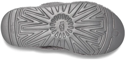 Details for UGG Fluff 羊皮毛一體 簡約時尚 毛絨涼鞋 女款 燈塔灰色
