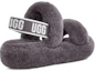 Purchase UGG Oh Yeah 毛毛厚底休閒涼鞋 女款 灰色