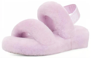 Lookbook (W) UGG Oh Yeah 'Lavender Fog' - Selipar Wanita Ungu Pastel 1107953-LRFG