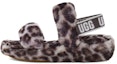 Buy (W) UGG Oh Yeah 'Purple Colorblock Fluffy' Ungu Berlapis Lembut 1120920-SYGR