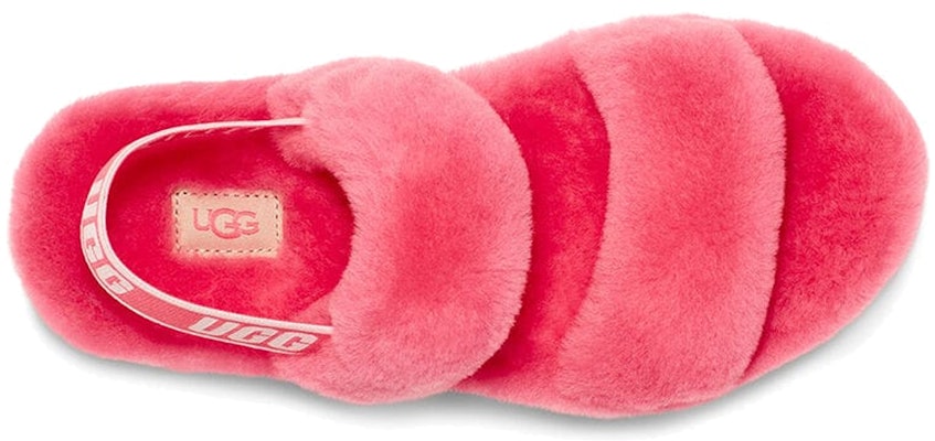 UGG Oh Yeah 舒適厚底 毛毛運動涼鞋 女款 草莓紅 Shop UGG Oh Yeah 舒適厚底 毛毛運動涼鞋 女款 草莓紅