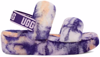 UGG Oh Yeah 羊皮毛一體 舒適休閒 時尚涼拖鞋 女款 紫羅蘭 Order UGG Oh Yeah 羊皮毛一體 舒適休閒 時尚涼拖鞋 女款 紫羅蘭