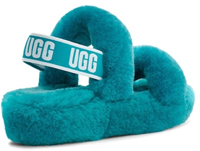 (W) UGG Oh Yeah 浅蓝色凉拖鞋 1107953-AQBL Purchase (W) UGG Oh Yeah 浅蓝色凉拖鞋 1107953-AQBL