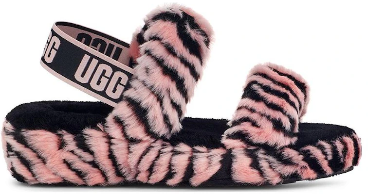 (W) UGG Oh Yeah Sandali Monofascia ''Nero Rosa'' 1129252-PSLP Order (W) UGG Oh Yeah Sandali Monofascia ''Nero Rosa'' 1129252-PSLP