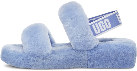 (W) UGG Oh Yeah Slide Cornflower - Selipar Wanita Warna Cornflower 1107953-CORN Buy (W) UGG Oh Yeah Slide Cornflower - Selipar Wanita Warna Cornflower 1107953-CORN