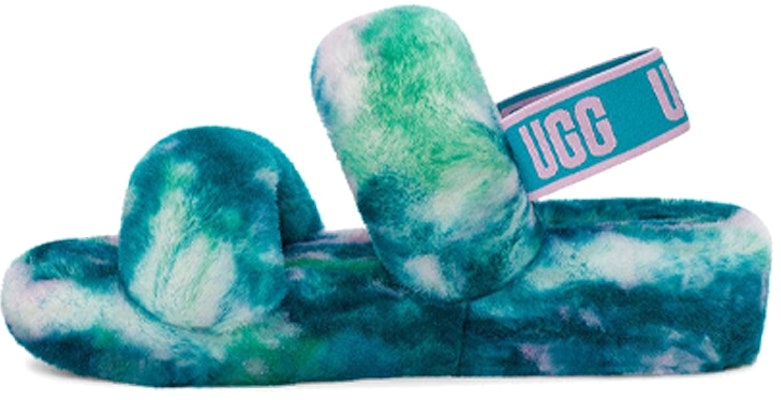 (W) UGG Oh Yeah Slide Marble Biru Aquatic 1122555-AQBL Buy (W) UGG Oh Yeah Slide Marble Biru Aquatic 1122555-AQBL