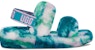 (W) UGG Oh Yeah Slide Marble Biru Aquatic 1122555-AQBL