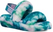 Lookbook (W) UGG Oh Yeah Slide Marble Biru Aquatic 1122555-AQBL