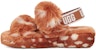 (W) UGG Oh Yeah Slide Corak Natural 1118165-NAT