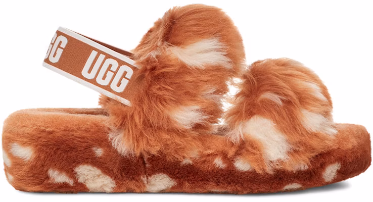 (女款)UGG Oh Yeah 斑點拖鞋 1118165-NAT Order (女款)UGG Oh Yeah 斑點拖鞋 1118165-NAT