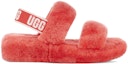 Order (W) UGG Oh Yeah Slide Pop Coral Sandal Coral 1107953-PCRL