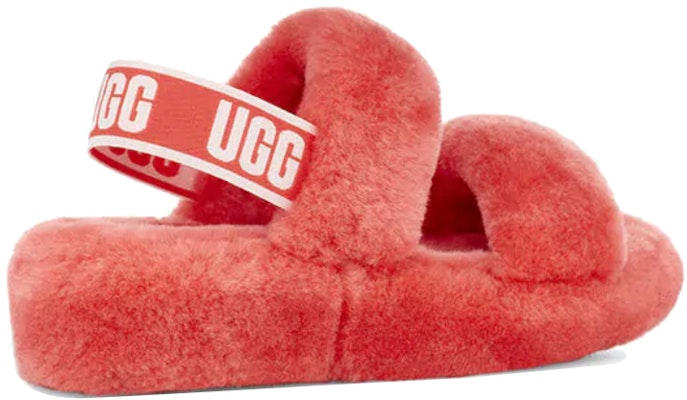 (W) UGG Oh Yeah Slide Pop Coral Wanita 1107953-PCRL Shop (W) UGG Oh Yeah Slide Pop Coral Wanita 1107953-PCRL