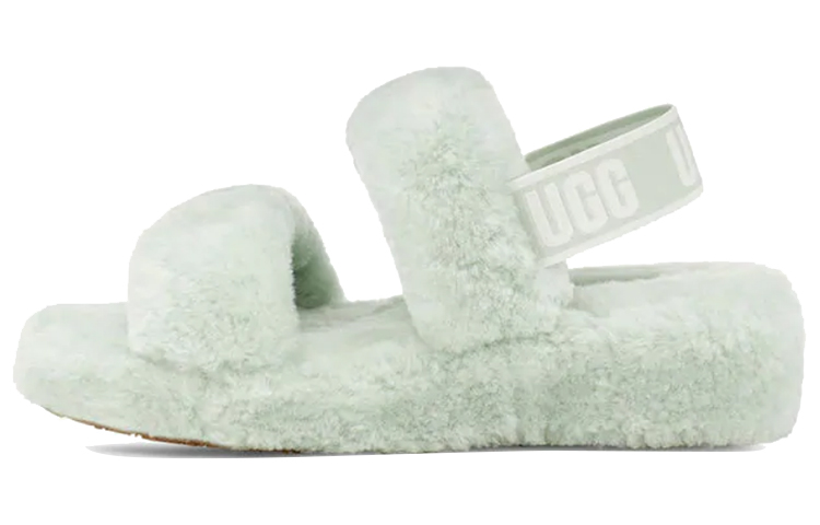 (Women) UGG Oh Yeah Thick Sole Sandals Mint Green 1107953-RMN