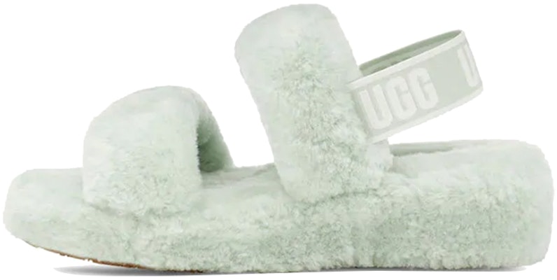 UGG Oh Yeah 毛毛厚底涼鞋 女款 薄荷綠 Buy UGG Oh Yeah 毛毛厚底涼鞋 女款 薄荷綠