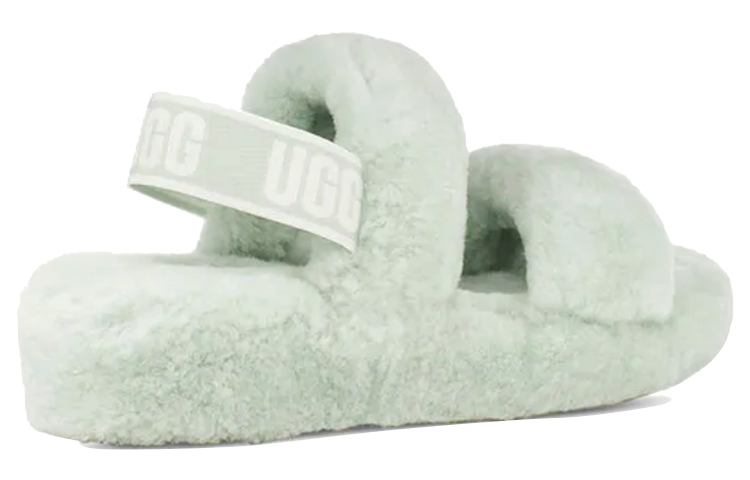 Lookbook (W) UGG Oh Yeah Sandal Sol Tebal Hijau Mint 1107953-RMN