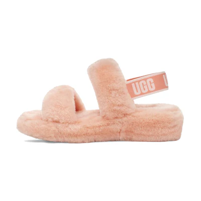 (W) UGG Oh Yeah Thick Sole Sandals Pink