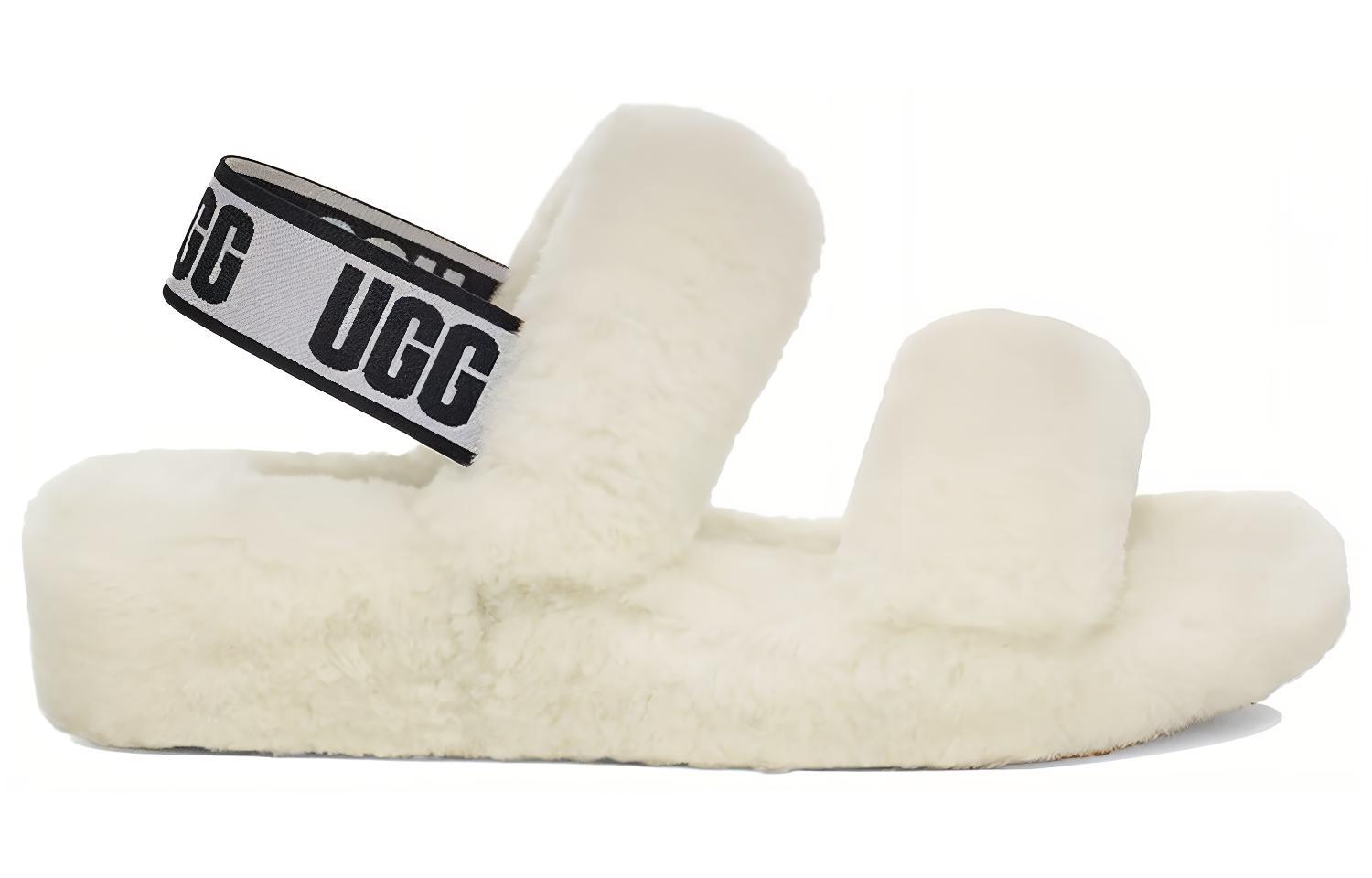 Order (W) UGG Oh Yeah Sandal Putih Tebal 1107953-WHT