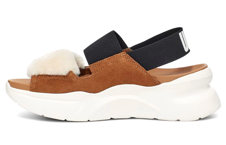 (Women) UGG other Sports sandals 'Chestnut Brown Black White' 1119771-CHE