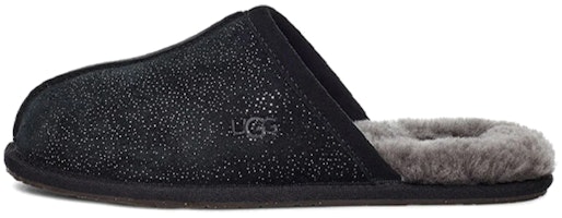 (Women) UGG Pearle Slippers 'Black Comfort Casual Fashion' 1119113-BLK (Women) UGG Pearle Slippers 'Black Comfort Casual Fashion' 1119113-BLK