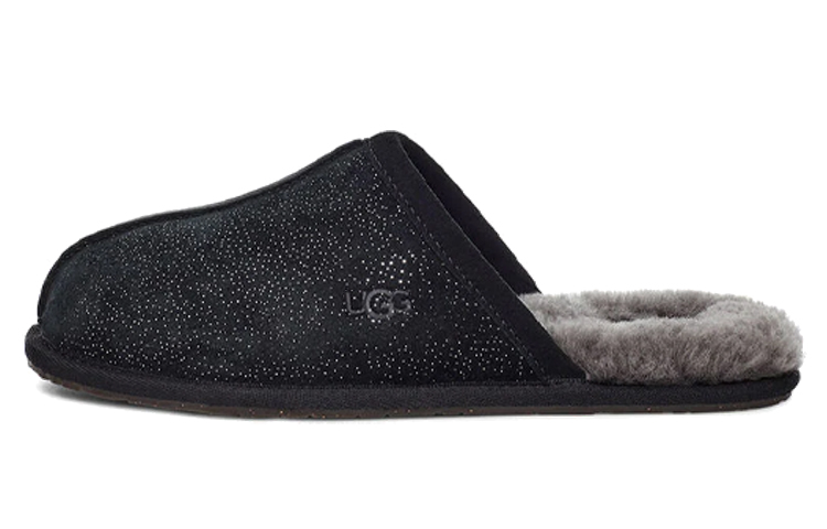 (Women) UGG Pearle Slippers 'Black Comfort Casual Fashion' 1119113-BLK